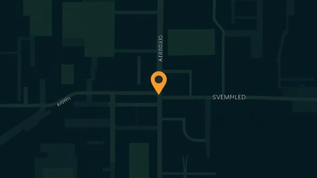 Kart over Stavanger som viser Svermlyd sin plassering på Bekkefaret 47.